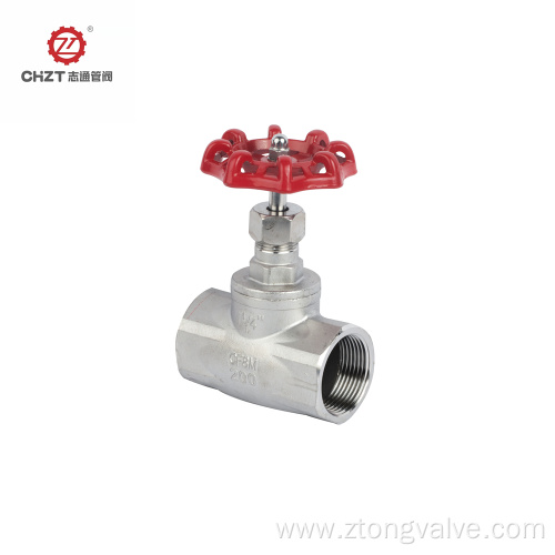 Globe valves for gas